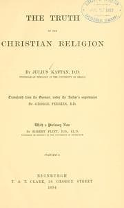 Tapa de The truth of the Christian religion