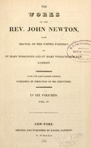 Tapa de The works of the Rev. John Newton ..