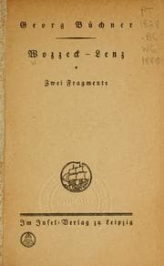 Tapa de Wozzeck und Lenz