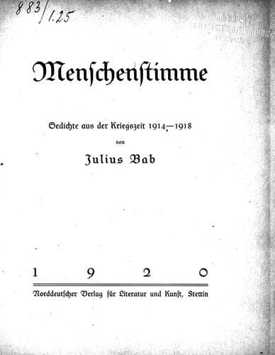 Tapa de Menschenstimme