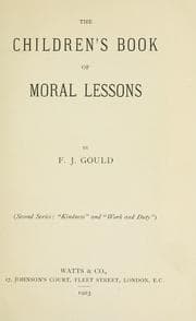 Tapa de The children's book of moral lessons