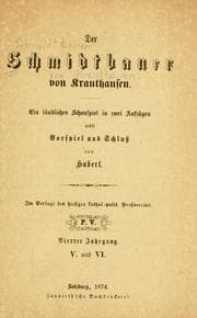 Tapa de Der Schmidtbauer von Krauthausen