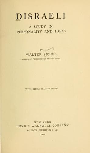 Tapa de Disraeli