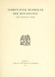 Tapa de Florentiner Bildhauer der Renaissance