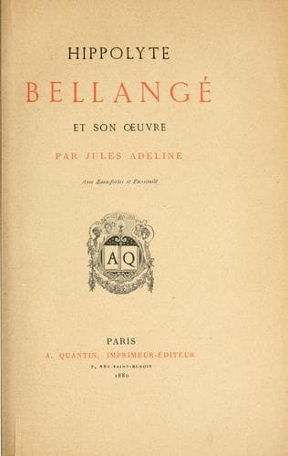 Tapa de Hippolyte Bellangé et son oeuvre
