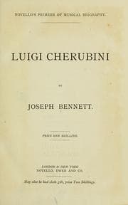 Tapa de Luigi Cherubini