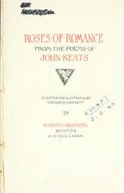 Tapa de Roses of romance from the poems of John Keats