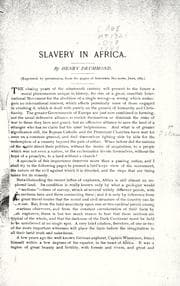 Tapa de Slavery in Africa