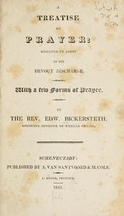 Tapa de A treatise on prayer