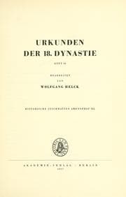Tapa de Urkunden des aegyptischen Altertums