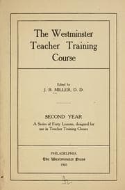 Tapa de The Westminster Teacher Training Course
