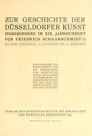 Tapa de Zur Geschichte der Düsseldorfer Kunst