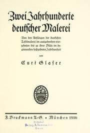 Tapa de Zwei Jahrhunderte deutscher Malerei