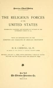Tapa de The American church history series