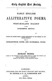 Tapa de Early English alliterative poems