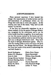 Tapa de Morgan Robertson: The Man.