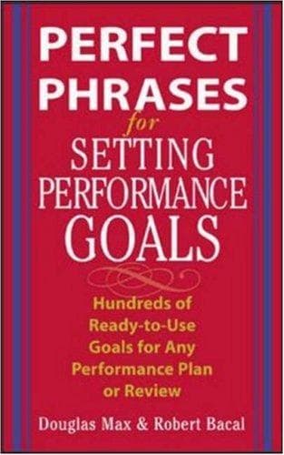 Tapa de Perfect phrases for setting performance goals