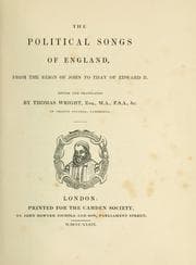 Tapa de The political songs of England