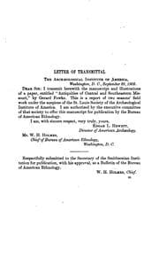 Tapa de Antiquities of central and southeastern Missouri