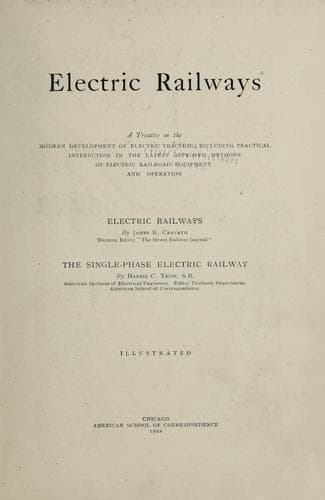 Tapa de Electric railways