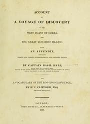 Tapa de Account of a voyage of discovery to the west coast of Corea and the great Loo-Choo Island