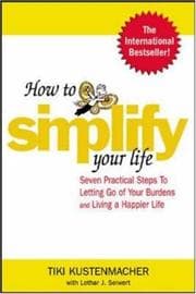 Tapa de How to simplify your life