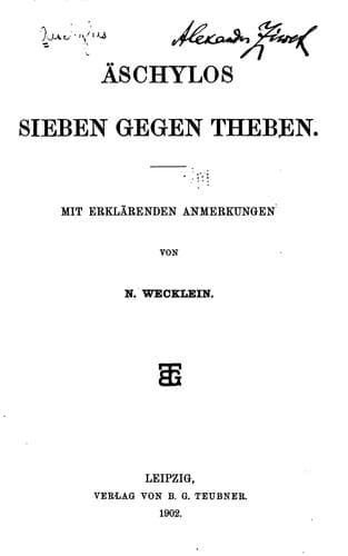 Tapa de Sieben gegen Theben