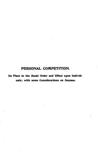 Tapa de Personal competition