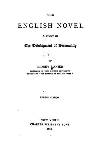 Tapa de English novel