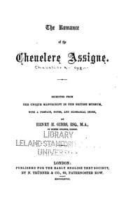 Tapa de The romance of the Cheuelere assigne