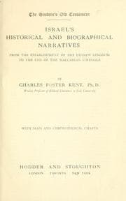 Tapa de Israel's historical and biographical narratives