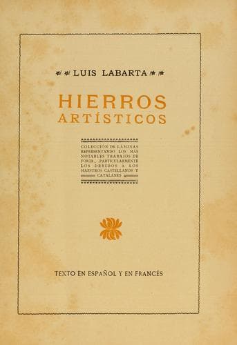 Tapa de Hierros artísticos
