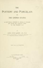 Tapa de The pottery and porcelain of the United States