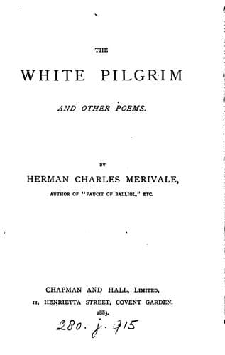 Tapa de The white pilgrim