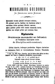 Tapa de Micrologus Guidonis de disciplina artis musicae