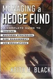 Tapa de Managing a Hedge Fund