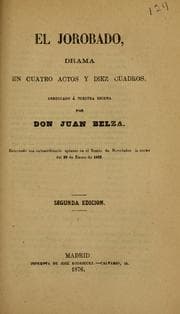 Tapa de El jorobado