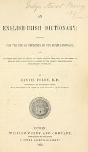 Tapa de An English-Irish dictionary