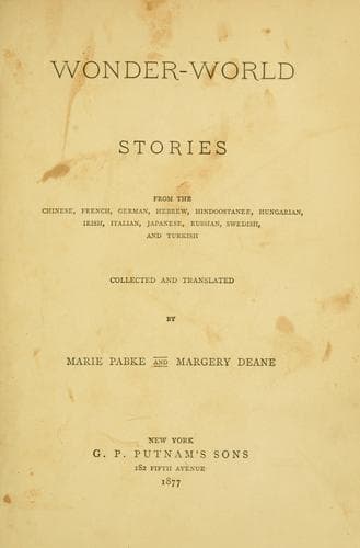 Tapa de Wonder-world stories