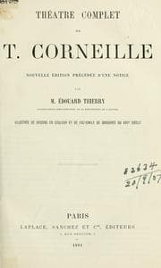 Tapa de Théâtre complet