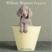 Tapa de William Wegman Puppies 2007 Wall Calendar