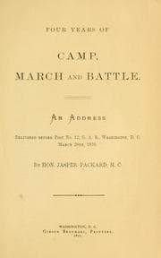 Tapa de Four years of camp, march and battle ..
