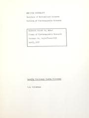 Tapa de Locally stationary random processes