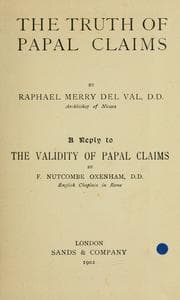 Tapa de The truth of papal claims