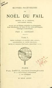 Tapa de Oeuvres facétieuses, rev