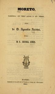 Tapa de Moreto