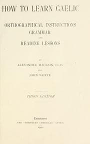Tapa de How to learn Gaelic