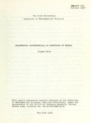 Tapa de Holomorphic differentials as functions of moduli