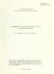 Tapa de On generators of the Banach algebra L1 (0,oo) and related questions