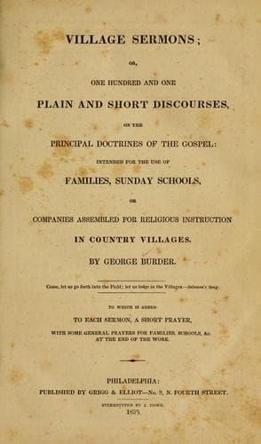 Tapa de Village sermons